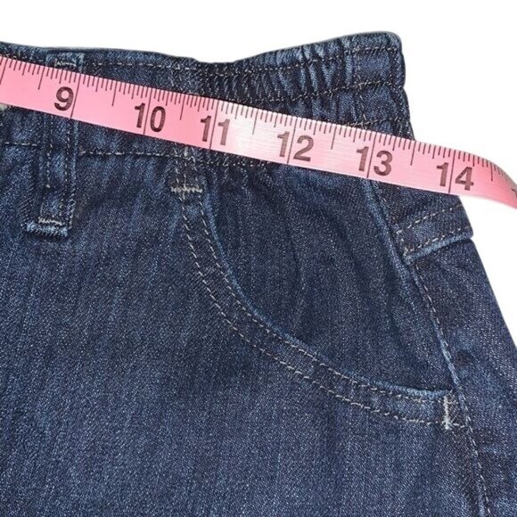 Lee Womens Side Elastic Medium Blue Denim Jeans 4M Cotton/Spandex - Picture 8 of 11